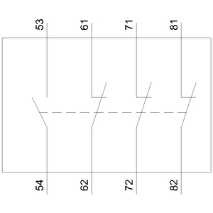 SIEMENS ACCESSORIES FOR CONTACTORS, MOTOR STARTER 1 (SINOVA), 3MT7, 1 NO+3 NC, FRONT MOUNTING POSITION - Gambar 5
