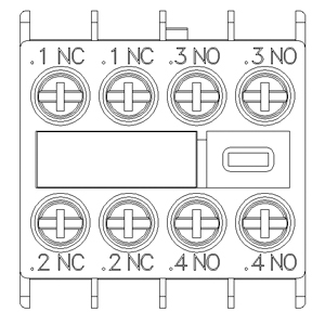 SIEMENS ACC MOTOR STARTER CONTACTOR, AUXILIARY SWITCH ON THE FRONT 2NO+NC FOR CONTACTOR 3RT2 AND CONTACTOR RELAY 3RH2, SIZE S00 & S3 - Gambar 3