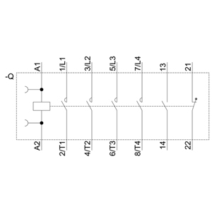 SIEMENS MOTOR STARTER CONTACTOR, 3RT2, 3P, 35A, 18,5kW, 1NO+1NC, 42VAC, SIZE S2 - Gambar 6