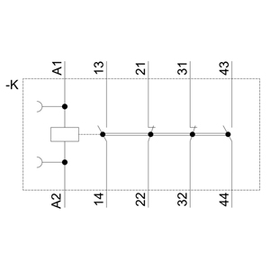 SIEMENS CONTACTOR RELAY, 3RH2, 2NO+2NC, 230VAC, SIZE S00 - Gambar 7