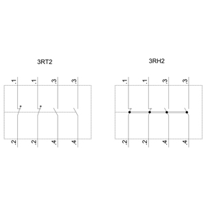 SIEMENS ACC MOTOR STARTER CONTACTOR, AUXILIARY SWITCH ON THE FRONT 2NO+NC FOR CONTACTOR 3RT2 AND CONTACTOR RELAY 3RH2, SIZE S00 & S3 - Gambar 7