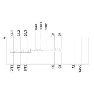 SIEMENS MOTOR STARTER OVERLOAD, 3RU2, 1,1...1,6A, SIZE S00, CLASS 10 - Gambar 7