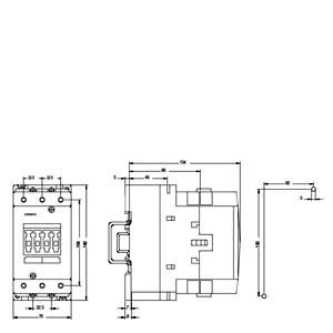SIEMENS MOTOR STARTER CONTACTOR, 3RT5, 3P, 65...100A, 30kW, 220VAC COIL, SIZE S3 - Gambar 3