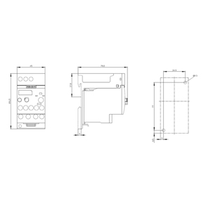 SIEMENS MOTOR STARTER OVERLOAD, 3RU6, 1,1...1,6A, SIZE S00 - Gambar 4