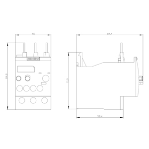 SIEMENS MOTOR STARTER OVERLOAD, 3RU6, 27...32A, SIZE 0, FOR MOUNTING ON CONTACTOR - Gambar 4