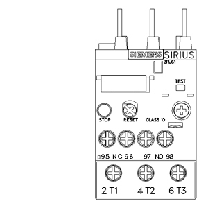 SIEMENS MOTOR STARTER OVERLOAD, 3RU6, 27...32A, SIZE 0, FOR MOUNTING ON CONTACTOR - Gambar 3