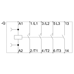 SIEMENS MOTOR STARTER CONTACTOR, 3RT6, 3P, 7...18A, 3kW, 1NO, 110 VAC COIL, SIZE S00 - Gambar 7