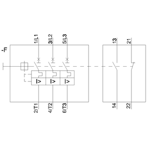 SIEMENS MOTOR STARTER PROTECTION, 3RV6, 28A, 15kW, 1NO+1NC, SIZE S0 - Gambar 7