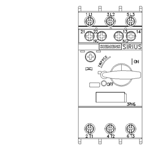 SIEMENS MOTOR STARTER PROTECTION, 3RV6, 28A, 15kW, 1NO+1NC, SIZE S0 - Gambar 3
