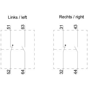SIEMENS ACC MOTOR STARTER CONTACTOR, 3RT5, LATERALLY MOUNTABLE AUXILIARY SWITCH BLOCKS, 1NO+1NC, SIZE S0 - Gambar 6