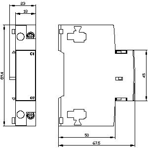 SIEMENS ACC MOTOR STARTER PROTECTION, SHUNT RELEASE VAC/DC 50/60Hz, FOR SIZE S00 & S0 - Gambar 4