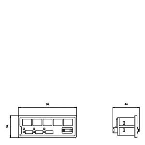 SIEMENS SIMOCODE, 3UF, OPERATOR PANEL, INSTALLATION IN CONTROL CABINET DOOR OR FRONT PLATE, CAN BE PLUGGED ONTO BASIC UNIT OR EXTENSION MODULES, 10 LEDs FOR STATUS DISPLAY AND 5 FREELY ASSIGNABLE KEYS FOR MANUAL CONTROL, LIGHT GRAY - Gambar 3
