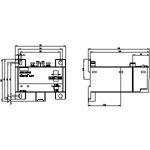SIEMENS SIMOCODE, CURRENT MEASURING MODULE, SET CURRENT 20...200 A OVERALL WIDTH 55 mm, STRAIGH-THROUGH TRANSFORMER - Gambar 3