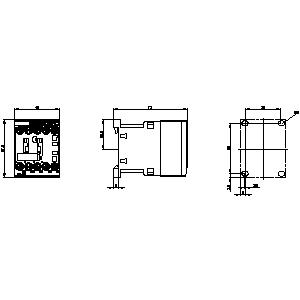 SIEMENS CONTACTOR RELAY, 3RH2, 2NO+2NC, 230VAC, SIZE S00 - Gambar 4