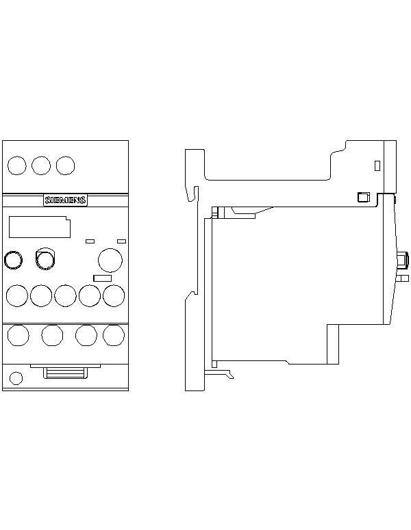 SIEMENS MOTOR STARTER OVERLOAD, 3RU2, 1,1...1,6A, SIZE S00, CLASS 10 - Gambar 4