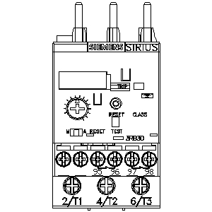 SIEMENS MOTOR STARTER OVERLOAD RELAY, 3RB, 10...40A, CLASS 10E, SIZE S0 - Gambar 3