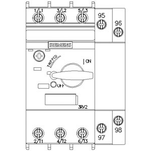 SIEMENS MOTOR STARTER PROTECTION, 3RV2, 3P, 7...10A, 100kA, SIZE S00 - Gambar 3
