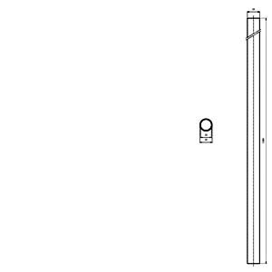 SIEMENS COMMANDING AND SIGNALING DEVICES, SIGNALING COLUMNS, 70 MM DIAMETER, MOUNTING, 8WD44, PIPES, SINGLE, LENGTH 1000 MM - Gambar 3