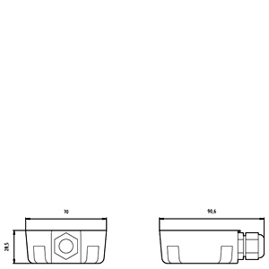 SIEMENS COMMANDING AND SIGNALING DEVICES, SIGNALING COLUMNS, 70 MM DIAMETER, MOUNTING, 8WD44, SOCKET FOR FEET, SIDE CABLE OUTLET - Gambar 3