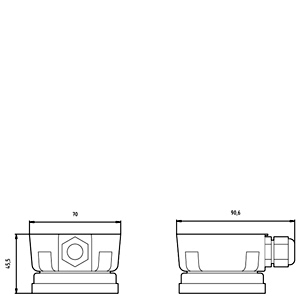 SIEMENS COMMANDING AND SIGNALING DEVICES, SIGNALING COLUMNS, 70 MM DIAMETER, MOUNTING, 8WD44, SIDE CABLE OUTLET WITH MAGNETIC FIXING - Gambar 3
