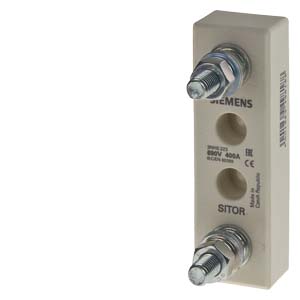 SIEMENS ACC FUSE, 3NH, SITOR FUSE HOLDER 315 A 690 V 1-POLE WITH BOLT TERMINAL WITH FIXING DIMENSION 80 mm - Gambar 2