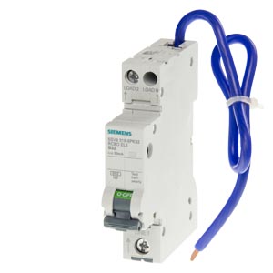 SIEMENS RCBO, 5SV9, 1P+N, 6A, 6kA, 30mA, 230VAC, WITH PIGTAIL VERSION - Gambar 2