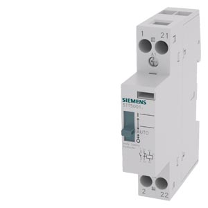 SIEMENS SWITCHING DEVICE, INSTA CONTACTORS WITH MANUAL SWITCH 0/I/AUTOMATIC, 20A, 1NO+1NC, 230VAC - Gambar 2