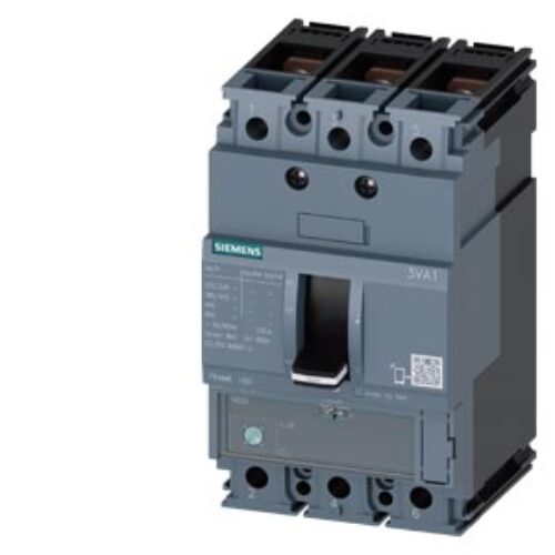 SIEMENS MCCB, 3VA1, 3P, 18…25A, 25kA, ADJUSTABLE TYPE, TM220