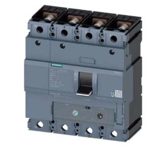 SIEMENS MCCB, 3VA1, 4P, 140…200A, 36kA, ADJUSTABLE TYPE, TM 240