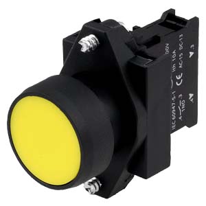 SIEMENS COMMANDING AND SIGNALING DEVICES, 3SB6 PUSHBUTTONS AND INDICATOR LIGHTS, 22MM, PUSHBUTTONS WITH FLAT BUTTON, MOMENTARY, PLASTIC BLACK, 1 NO, BLACK - Gambar 2