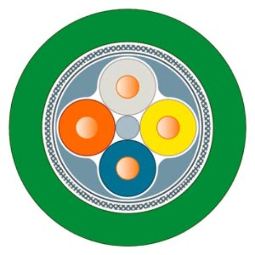 SIEMENS SIMATIC, INDUSTRIAL ETHERNET FAST CONNECT TP ROBUST STANDARD GP CABLE 2×2 (PROFINET TYPE A), TPE PROTECTIVE JACKET FIXED INSTALLATION FOR CONNECTION TO FC RJ45 PLUG AND FC OUTLET RJ45 FOR UNIVERSAL USE 4-CORE SHIELDED CAT5E