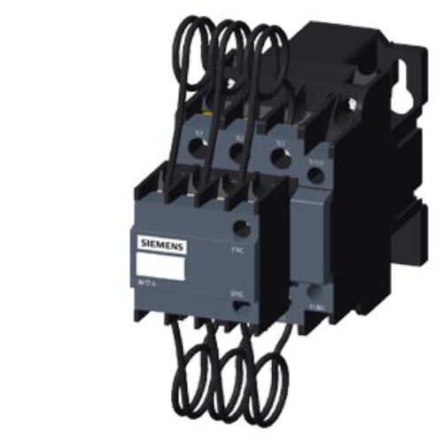 SIEMENS CAPACITOR DUTY CONTACTOR, 3MT7, 14A, 25kVAR, 230/400VAC, 1NO+1NC