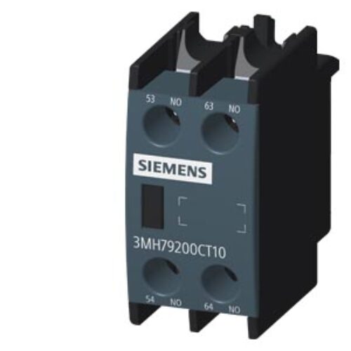 SIEMENS ACC CONTACTOR, SINOVA, 3MT7, AUXILIARY SWITCH 2NO+4NC FOR FRONT MOUNTING POSITION