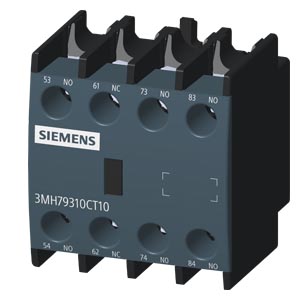 SIEMENS ACCESSORIES FOR CONTACTORS, MOTOR STARTER 1 (SINOVA), 3MT7, 3 NO+1 NC, FRONT MOUNTING POSITION - Gambar 2