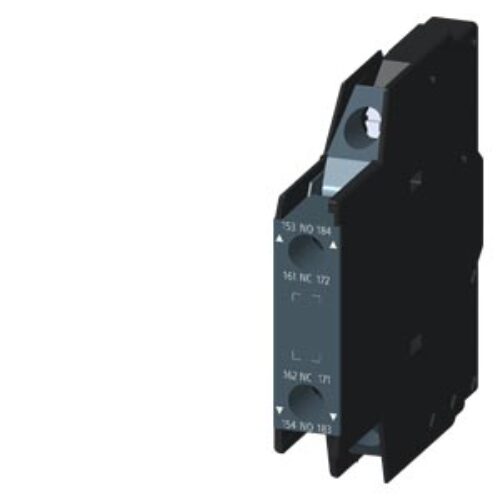 SIEMENS ACC CONTACTOR, 3MT7, 1NO+1NC. LATERAL MOUNTING POSITION