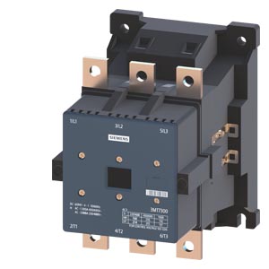 SIEMENS POWER CONTACTOR, SINOVA, 3MT7, 3P, 300A, 160kW, 1NO+1NC, 380VAC, SIZE S7 - Gambar 2