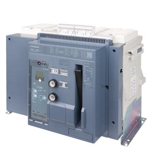 SIEMENS ACB, 3WJ, 4P, 2000A, 55kA, F/T, ETU350WJ-LSI