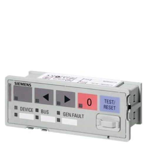 SIEMENS SIMOCODE, 3UF, OPERATOR PANEL, INSTALLATION IN CONTROL CABINET DOOR OR FRONT PLATE, CAN BE PLUGGED ONTO BASIC UNIT OR EXTENSION MODULES, 10 LEDs FOR STATUS DISPLAY AND 5 FREELY ASSIGNABLE KEYS FOR MANUAL CONTROL, LIGHT GRAY
