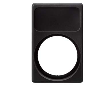 SIEMENS LABELING PLATE, 3SB, LABEL HOLDER FOR LABELING PLATE, LABEL SIZE 9.5 x 18.5 mm
