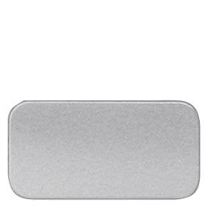 SIEMENS LABELING PLATE, 3SB, ADHESIVE LABELING PLATE, ON LABEL HOLDER, LABEL SIZE 9.5 x 18.5 mm, SILVER COLORED, BLACK FONT, WITHOUT INSCRIPTION FOR SELF LABELING - Gambar 2