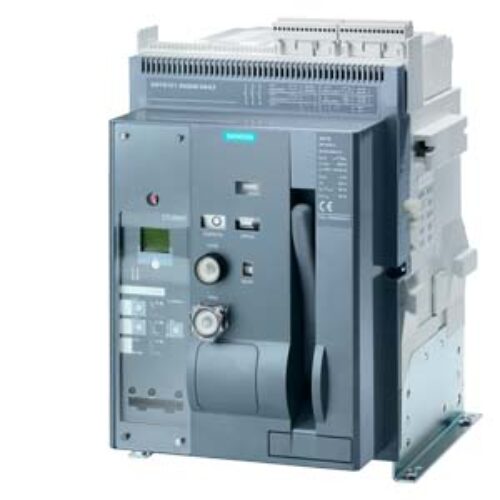 SIEMENS ACB, 3WT, 3P, 1250A, 66kA, F/T, SIZE 1, ETU47WT-LSING